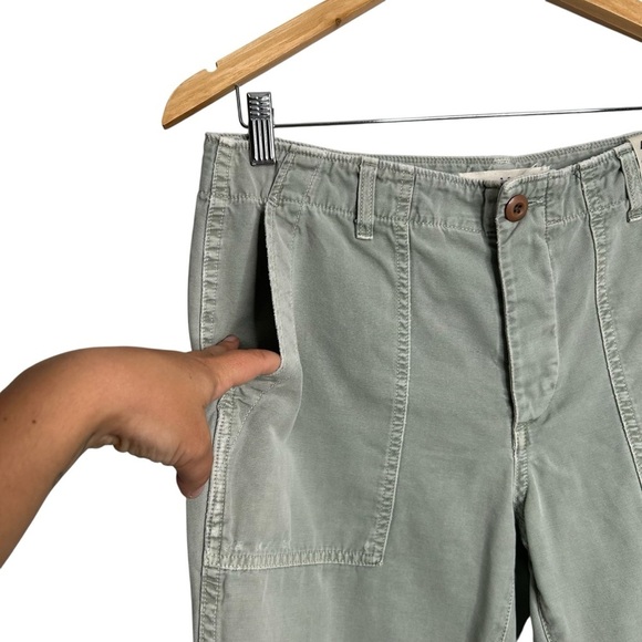 AMO Army Twist Denim Straight Leg Cotton Pants in Military Surplus Size 30 - Picture 4 of 10